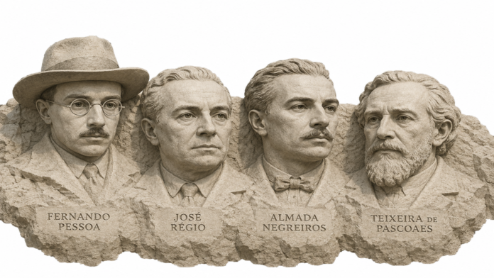 4 escritores capa