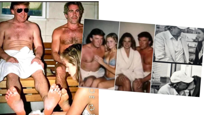 trump epstein miúdas pedofilia