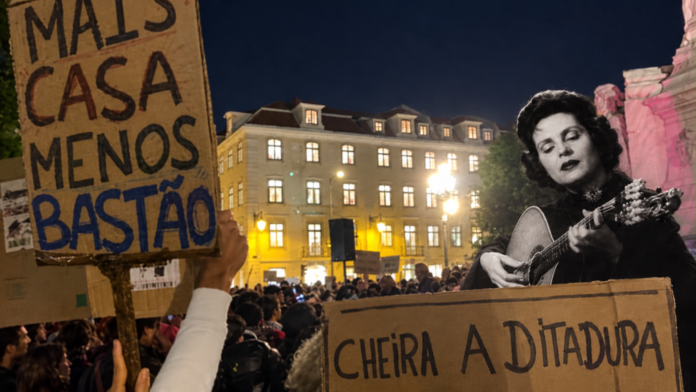 cheira a lisboa acampada